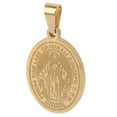 thumbnail image 2 of Emoshayoga Amuleto católico de Jesús, Collar de Jesús Escultura dorada para uso diario para la fabricación de joyas, 2 of 14