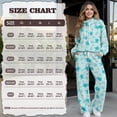 thumbnail image 7 of Xixirimido Sea Turtles Coral Blue Print Lounge Sets for Women Sweatsuits for Fall Winter 2 Piece Outfits Long Sleeve Sweatshirt Wide Leg Sweatpants Tracksuit Matching Set, Large, 7 of 7