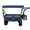 Dark Blue, variant on Collapsible Wagon With Push Handle, 480 Lbs Capacity Foldable Cart With Canopy, 7 Inch All Terrain Wheels For Camping, Shopping, Garden And Sports Use, Orange