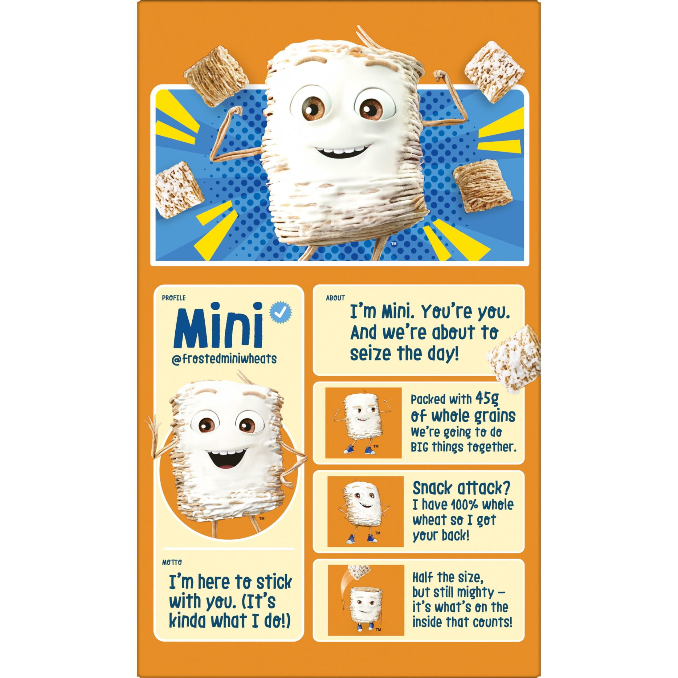 Kellogg's Frosted Mini-Wheats Little Bites Breakfast Cereal, Kids Cereal, Family Breakfast, Family Size, Original, 20.2oz (Pack 4)