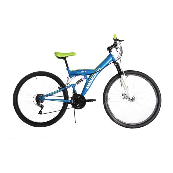Bicicleta Benotto Hook Tipo Montaña Rodada 27.5 Doble Suspensión 18 Velocidades, Freno de Disco Delantero