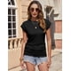 thumbnail image 5 of Tops Zeagoo, camiseta de verano con manga corta para mujer, holgada, paquete de 3, 5 of 6