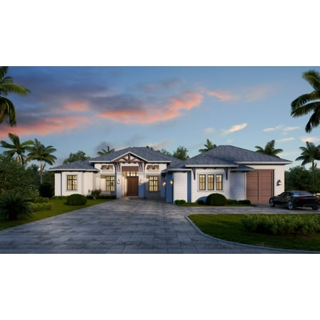 013-4169: Traditional Mediterranean 5 Bed 5 Bath Luxury Home Plan 4169 Sq Ft: Full Blueprints with License to Build by Home Plan Marketplace – Lesuto