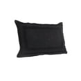 thumbnail image 6 of LR Home Ox Bay Black Bordered All-Natural Cotton Pillow Cover, 6 of 8