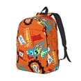 thumbnail image 2 of Balery Monster Truck Vintage Canvas Backpack for Men and Women - Large Capacity, Durable Travel Laptop Bag for School, Work, Hiking, and Outdoor Activities, 2 of 7