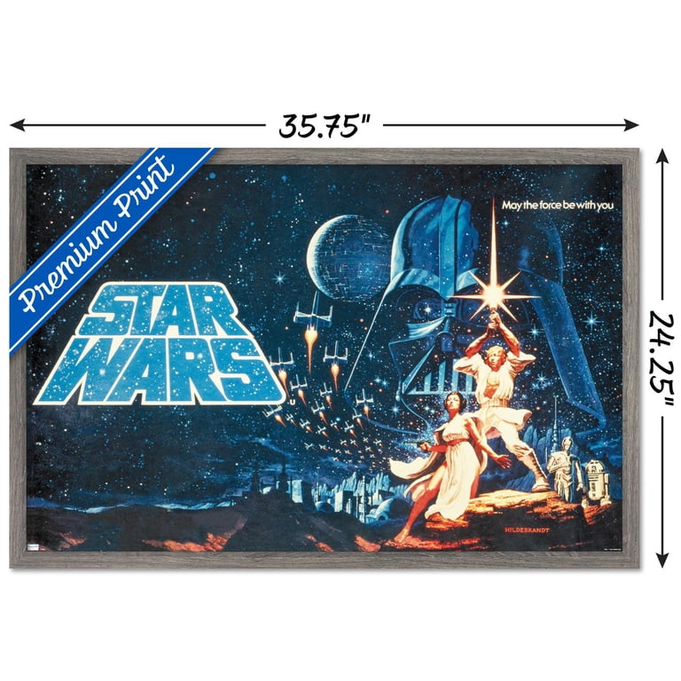 Star Wars: A New Hope - Horizontal Banner Wall Poster, 22.375