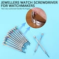 thumbnail image 5 of 0.6Mm-2.0Mm 13Pcs New Watchmakers Screwdrivers Set Watch Glasses Flat Blade Assort Slotted Flat Screwdrivers Set, Jewellers Watch Screwdriver For Watchmakers, 5 of 5
