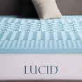 thumbnail image 3 of Colchoneta Topper LUCID Memory Foam Fusión de Gel Individual Lucid Memory Foam con Gel, 3 of 5