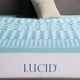 thumbnail image 3 of Colchoneta Topper LUCID Memory Foam Fusión de Gel Individual Lucid Memory Foam con Gel, 3 of 5