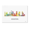 thumbnail image 2 of Trademark Fine Art 'Houston Texas Skyline WB-1' Canvas Art by Marlene Watson, 2 of 4