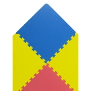 FloorPops Multicolor Puzzle Interlocking Floor Tiles