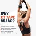 thumbnail image 5 of KT Tape Pro Team USA Limited Edition Kinesiology Tape, Black, 20 Precut Strips, 5 of 6