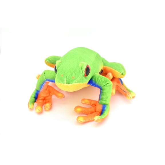 Frog, Red Eye Tree Frog, Stuffed Animal, Educational, Plush Realistic Figure, Lifelike Model, Replica, Gift, 9" F059 BB5