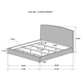 thumbnail image 5 of Laughton Banana Leaf California King Panel Bed Amber, 5 of 5