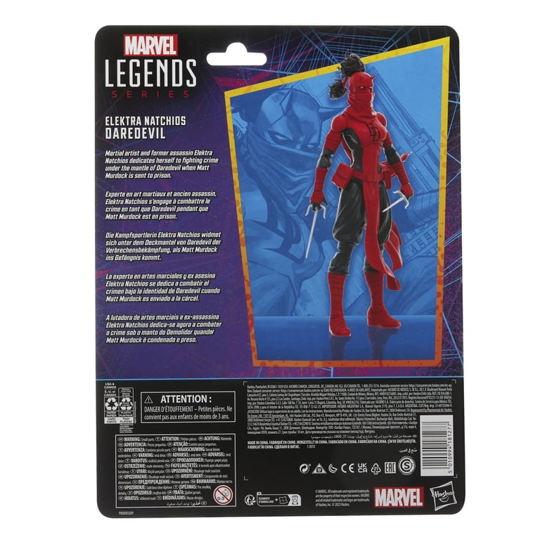 Hasbro Marvel Legends Elektra Natchios Daredevil 6 Inch Action