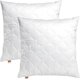 thumbnail image 1 of Sleepling Comfort 196144 Juego de 2 almohadas de microfibra, 65 x 65 cm, color blanco, 1 of 5