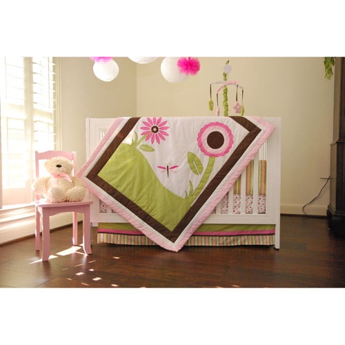 Pam Grace Creations Sophia's Garden 10pc Nursery in a Bag Crib