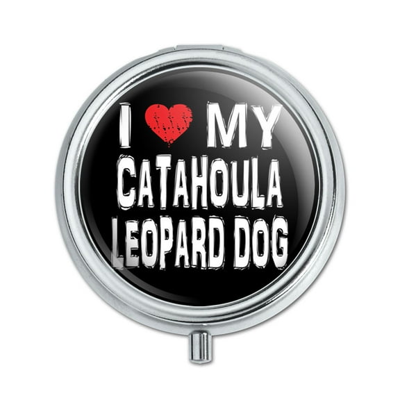 I Love My Catahoula Leopard Dog Stylish Pill Box
