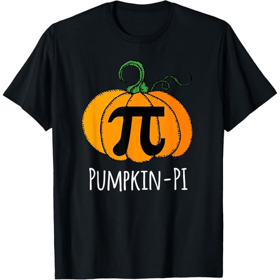 t-shirt Funny Pumpkin Pi Halloween Costume Math Day Orange T-Shirt mens,black,women,funny,men,journey,Crew Neck, Short Sleeve,printing