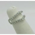 thumbnail image 5 of 2CT Round Cut Simulated Diamond Enhancer Guard Wrap SilverRing 14K White Gold Plated Women's, 5 of 5