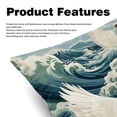 thumbnail image 2 of Swan Set with Unique CoversPatterns - 2 Pack Decorative Pillows for Bed - Includes Pillow Inserts - Available in 16x16, 18x18, 20x20 Inches for Any Occasion, 2 of 6