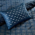 thumbnail image 4 of Home Essence Hudson 7-Piece Jacquard Comforter Bedding Set, 4 of 7