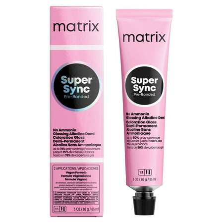 Matrix Super Sync Pre-Bonded Alkaline Demi-Permanent Hair Color 3 oz-5M Mocha