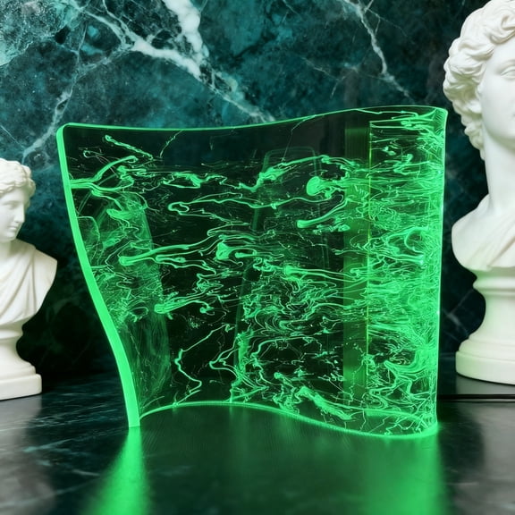 RGB Table Lamp LED,RGB Desk Lamp,Modern Bedside Lamps for Futuristic Ambient Mood Lighting,Unique Gaming Light with Smart APP&Remote Control Dimmable,for Room Decor,Concerts,Dance,Office,Gift