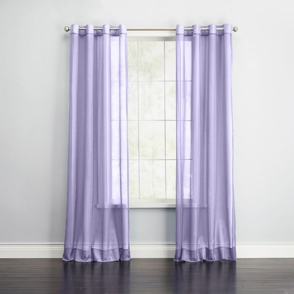 BrylaneHome BH Studio Sheer Voile Grommet Panel