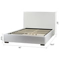 thumbnail image 2 of Arnia Silver Gray King Bed Captain’s Bed with Two Storage Drawers, 2 of 4