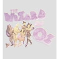 thumbnail image 5 of Wizard Of Oz Cartoon Group Shot Women's Vivid White Crew Neck Short Sleeve Crop Tee-XL, 5 of 5
