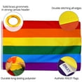 thumbnail image 2 of Anley Fly Breeze 4x6 Ft Rainbow Flag - 6 Stripes LGBT Pride Banner Flags Polyester, 2 of 7