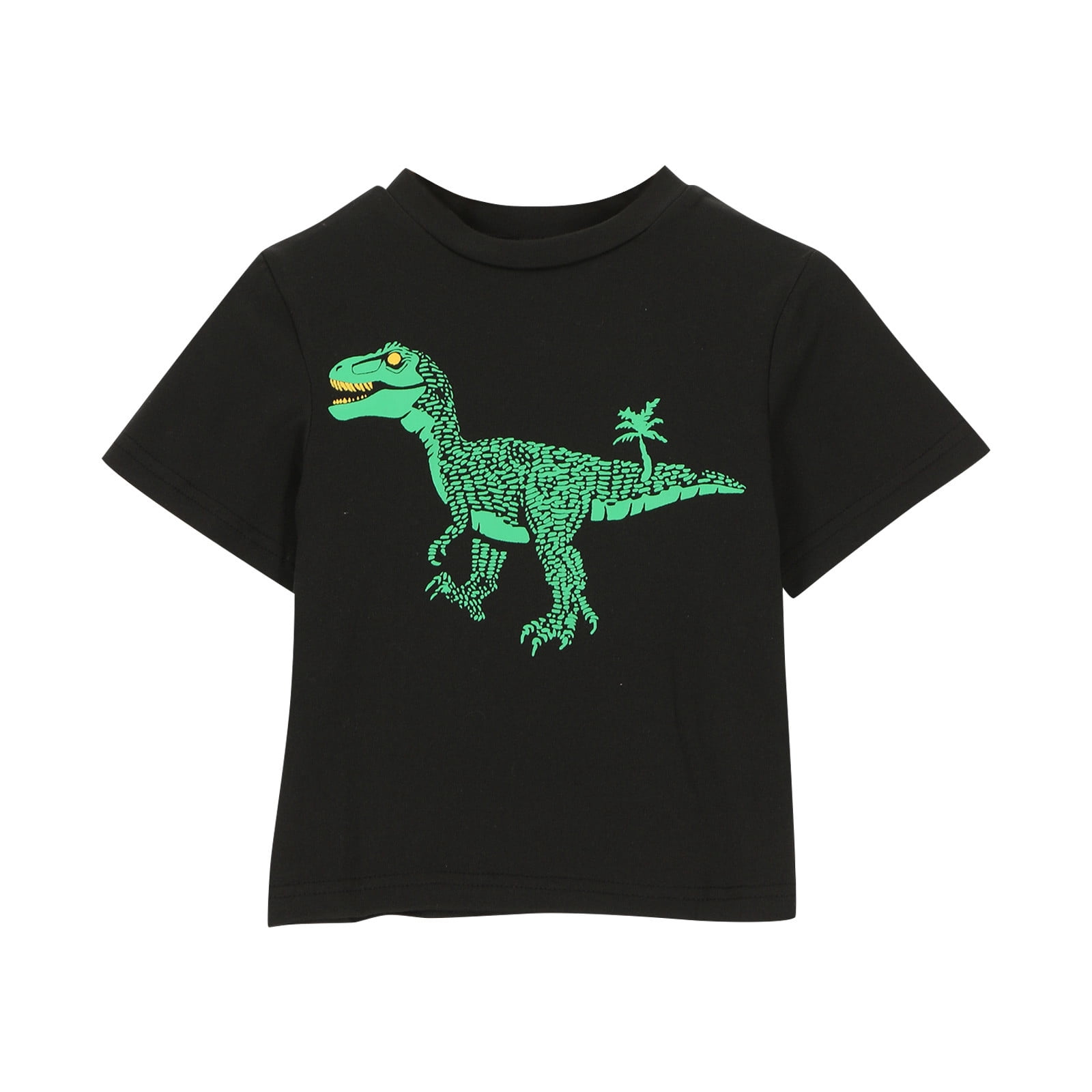 Toddler Kids Baby Boy Casual Dinosaur Print Short-sleeved Shorts Clothes Set Boys Baby Boys Girls Hoodie Boys Shirt with Bowtie
