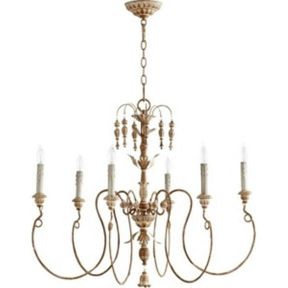 Traditional Six Light Chandelier-French Umber Finish Bailey Street Home 183-Bel-1090796