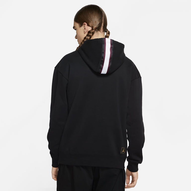 Jordan Paris Saint Germain PSG Men's Pullover Hoodie Black cv9904