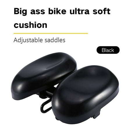 Saddle Pads,Bike cushion,Comfort Extra Wide MTB Bike Bicycle Cycling Dual-pad Saddle Cushion Seat (Best Mtb Seats 2019)