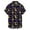 Black, variant on LUOGENLI Mens T-Shirts Graphic Tees Vintage Valentines Men's Button up Trend Summer Pocket Short Sleeved Shirt Mens T-Shirts Graphic Tees Summer Clothes Black L