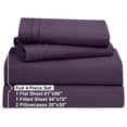 thumbnail image 2 of KriKac Full Size Sheet Sets - 4 Piece Full Size Sheets, Purple Sheets Full Size Bed Sheets, Double Brushed Bed Sheets Full Size, Hotel Luxury Full Bed Sheets Set., 2 of 9