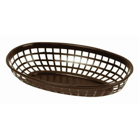 Brown Oval Basket - 9 3/8