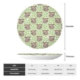 thumbnail image 2 of Kdxio Cute Animal Sloth On A Branch Bone China Decorative Plate Ceramic Decorative Plate for Home Office Wall Stand Decorative Plates for Home Bedroom-7in, 2 of 6