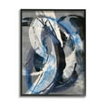 thumbnail image 3 of Stupell Industries Aquatic Themed Fluid Abstraction White Blue Paint Swirls,11 x 14,Designed by K. Nari, 3 of 5