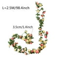 thumbnail image 3 of Harlik Spring Peony Garland - Artificial Flower Hanging Decor for Weddings - Artificial Grass, 3 of 3
