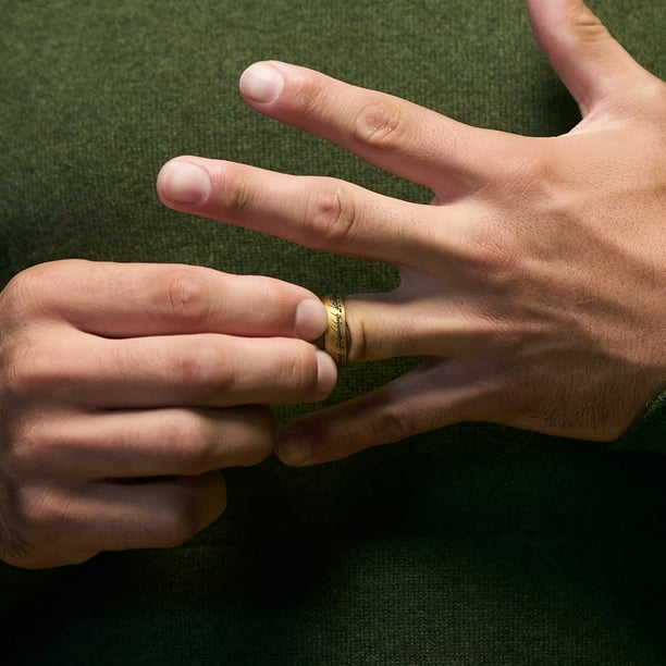 Enso Rings Lord of the Rings The One Ring Classic Silicone Ring 5