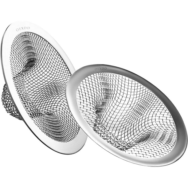 Sink Strainer 3 Inch Mesh Hair Catcher for Bathtub Kitchen Drain Catcher for Food, Waste