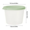 thumbnail image 3 of Qonioi Portable Fruit Box, Bento Lunch Box for Adults Kids, Plastic Food Storage Container with Lid, Refrigerator Freezer Stackable Meal Prep Containers for Snacks Salad Picnic Office School, 3 of 6
