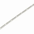 thumbnail image 2 of 304 Stainless Steel Figaro Chain Necklace Making Matte Stainless Steel Color 17.91 inch(45.5cm) 3mm, 2 of 3