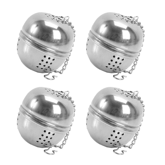 Colador de té de 4 piezas Naiovety infusor de especias acero inoxidable diseño grueso
