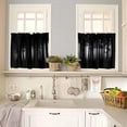 thumbnail image 2 of Gothic Style Landscape Valance Curtain Horror Dark Forest Halloween Grunge Background Rod Pocket Valance Window Treatments Short Curtains for Kitchen Living Room 54x18 Inch + 27x24 Inch X 2, 2 of 5