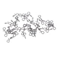 thumbnail image 2 of Fly Hook Snap, 50Pcs , Fishing Snaps Fishing Tool Fly Hook For Keychain Clip Fishing  Jigs, 2 of 2