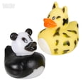 thumbnail image 3 of Rhode Island Novelty 2 Inch Zoo Animal Rubber Ducks, Safari Party Favors, 12 Pack, 3 of 4